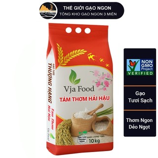  Gạo Tám Thơm Hải Hậu Việt Nhật Túi 10kg - Gạo chính hãng date luôn mới 