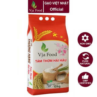  Gạo Tám Thơm Hải Hậu VJA Túi 10kg - Giá Sỉ Date mới 