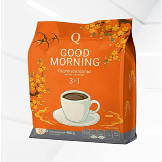 Túi Cà Phê Sữa Hòa Tan 3 in 1 Good Morning Trần Quang 480g ( 24 gói ×20g)