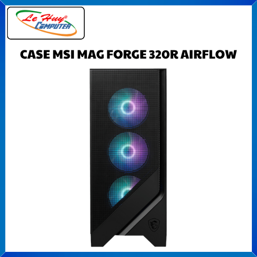 Vỏ máy tính MSI MAG FORGE 320R AIRFLOW - Hàng Chính Hãng