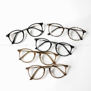 Gọng Kính Cận Nam Nữ AHSTOREE Dáng Tròn Thích Hợp Cho Mọi Khuôn Mặt, Gọng Kính Kim Loại Chắc Chắn, Màu Sắc Đa Dạng