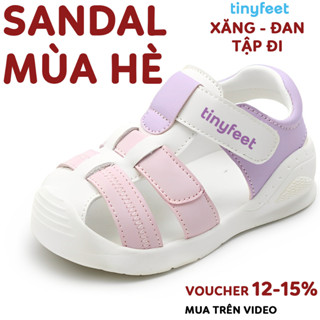  Sandal Tập Đi Cho Bé Trai Bé Gái TINYFEET TN04 Dép Tập Đi Cho Bé 1 Tuổi 2 Tuổi 3 Tuổi Thoáng Khí 
