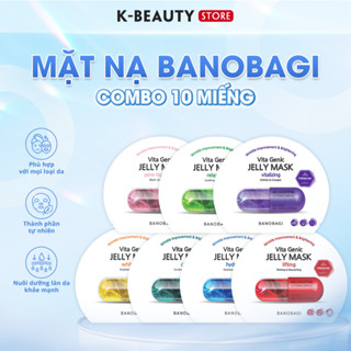 COMBO 10 Miếng Mặt Nạ BANOBAGI PREMIUM Thế Hệ Mới, Dưỡng Da Chuyên Sâu Dành Cho Mọi Loại Da 30ml