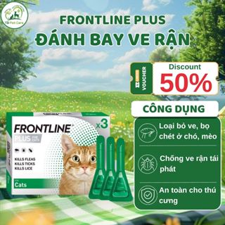 Tuýp Nhỏ Gáy Cho Mèo Hết Bọ Chó Ve Rận Frontline Plus - Dung Dịch Ngừa Bọ Chét TD Pet Care