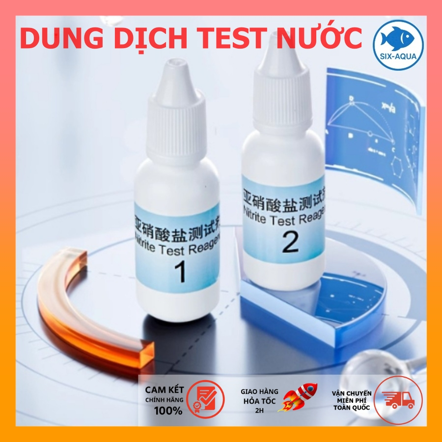 Bộ Test YEE - Test Các Chỉ Số NH3-NO2-NO3 Độ Chính Xác Cao, Kết Quả Nhanh Chóng, Test Nước Bể Cá