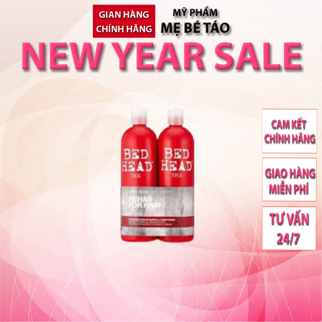 DẦU GỘI XẢ TIGI ĐỎ DƯỠNG TÓC