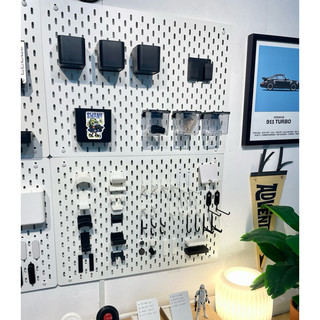 Phụ kiện Pegboard | Móc cho bảng Pegboard IKEA đa năng Lỗ dọc so le