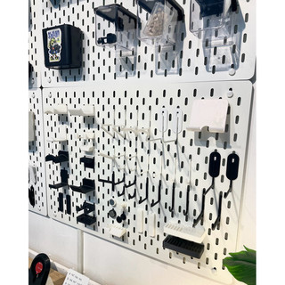 Phụ kiện Pegboard | Móc cho bảng Pegboard IKEA đa năng Lỗ dọc so le