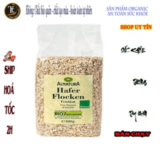  Yến Mạch nguyên hạt cán dẹp  500g  - Ăn dặm giảm cân ăn sáng Thực phẩm dinh dưỡng Thiên Thảo Organic 