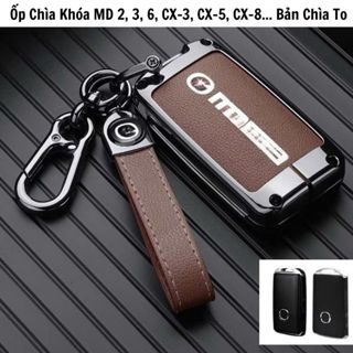 Ốp Chìa Khóa CX-3, CX-30, CX-5, CX-8 - Bọc Chìa Khóa M2, 3, 6 Hợp Kim Cao Cấp Bản Chìa To