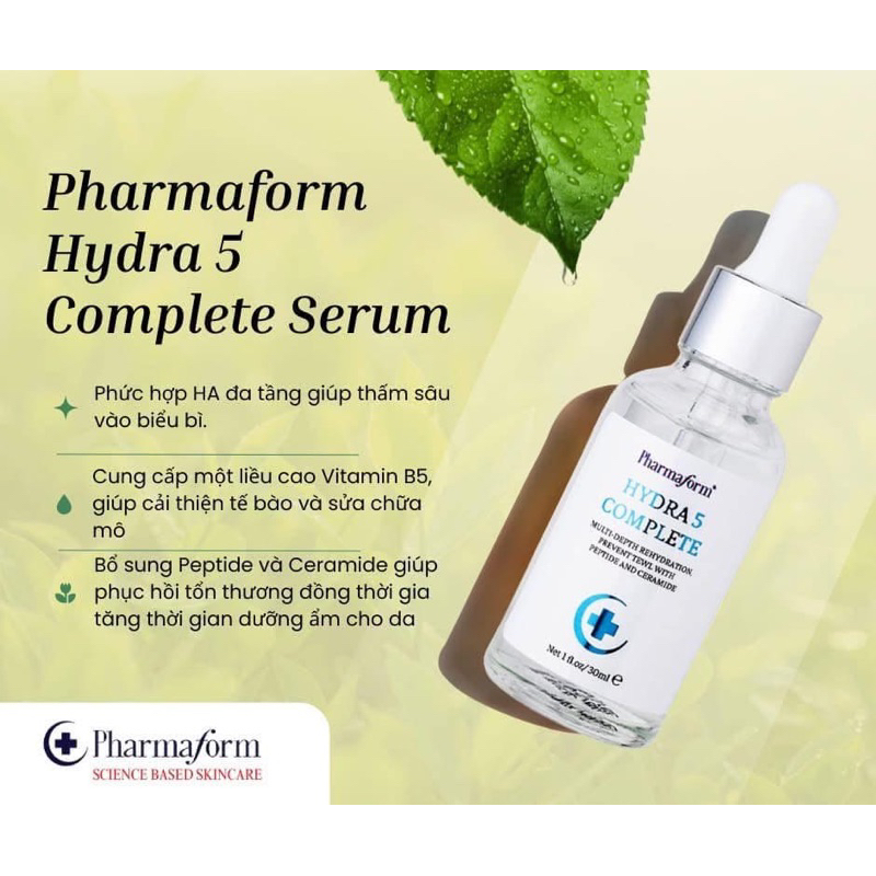Tinh Chất Pharmaform Hydra 5 Complete Serum Vitamin B5 30ml