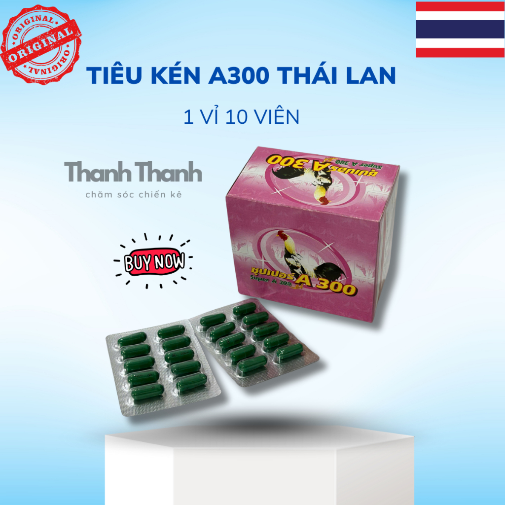 Tiêu kén A300 - Hỗ trợ kén các vùng cho gà chọi
