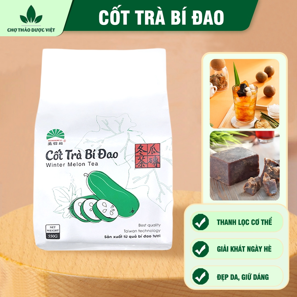 Cốt trà bí đao Wonderful 600g, bí đao cô đặc, dùng nấu nước sâm, giúp giải khát, thanh nhiệt, giải đ