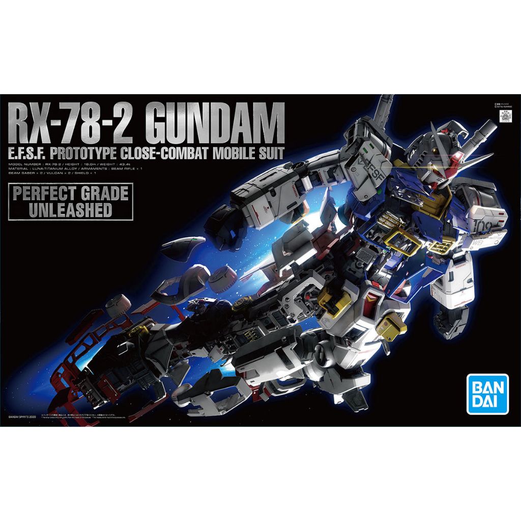 Mô Hình BANDAI PG UNLEASHED 1/60 RX-78-2 GUNDAM