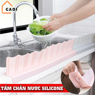 Tấm chắn nước silicon dùng cho bồn rửa bát GADI, bàn bếp ngăn bắn nước dầu mỡ, vệ sinh sạch sẽ