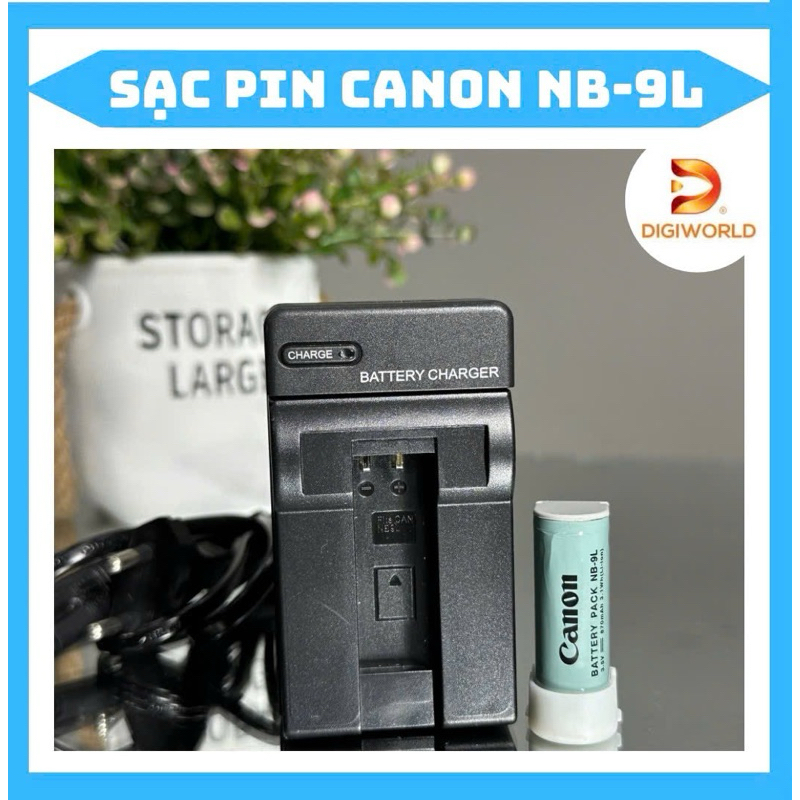 Sạc pin Canon NB-9L dùng cho PowerShot N, ELPH 530 HS, ELPH 520 HS, ELPH 510 HS, SD4500 IS.