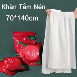 Hàng dày LOẠI 1]Combo Khăn tắm, Khăn mặt viên nén du lịch dùng một lần, Khăn tắm cotton tiện lợi