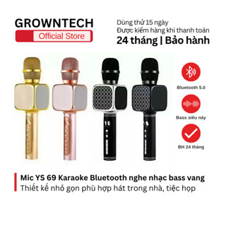 Loa Karaoke YS 69 tích hợp mic chống ồn phiên bản mới 2025 nhỏ gọn pin trâu bass hay cực vang