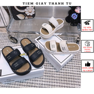 (K130) Dép nữ 2 quai đế bánh mỳ 5p da mềm fullbox hàng QCCC