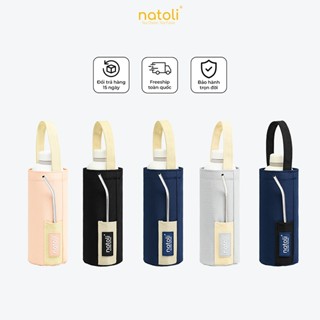 Túi đựng bình giữ nhiêt NATOLI, chất vải dày dặn có quai xách đựng ly cốc, bình nước cao cấp BST Sturdy Bottle Pouch T29