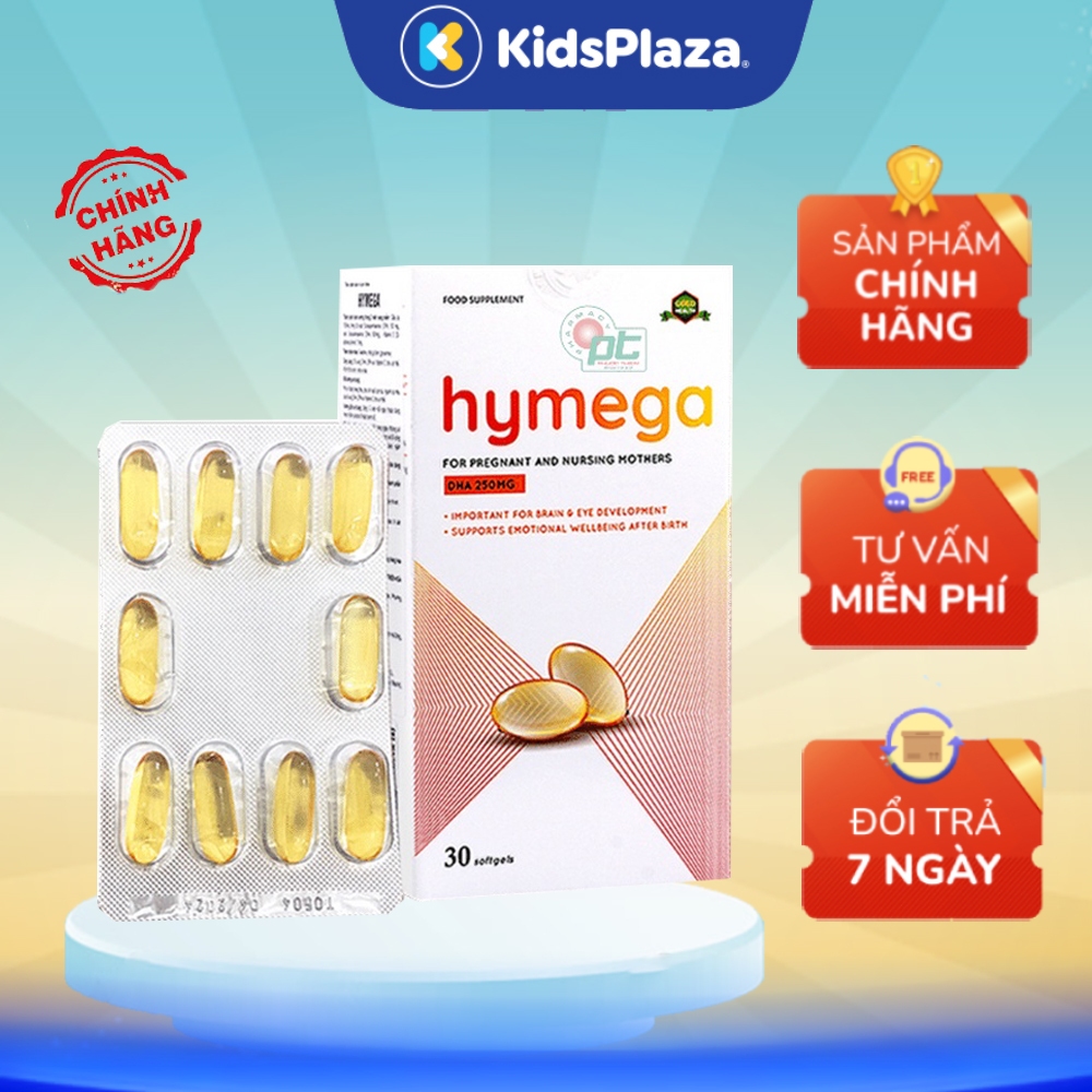 Vitamin bổ sung DHA Aplicaps Hymega (30 viên) chính hãng - KidsPlaza