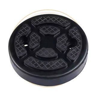 Miếng đệm cao su kê gầm cầu nâng cắt kéo, cao su tay cầu nâng 2 trụ loại bố vải, Cao su 2 lỗ