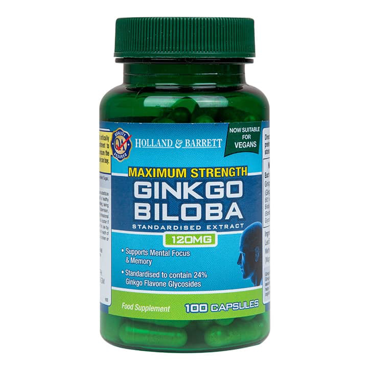 [Bill UK] Viên Uống Hỗ Trợ Não Bộ GINKGO BILOBA Holland&Barrett