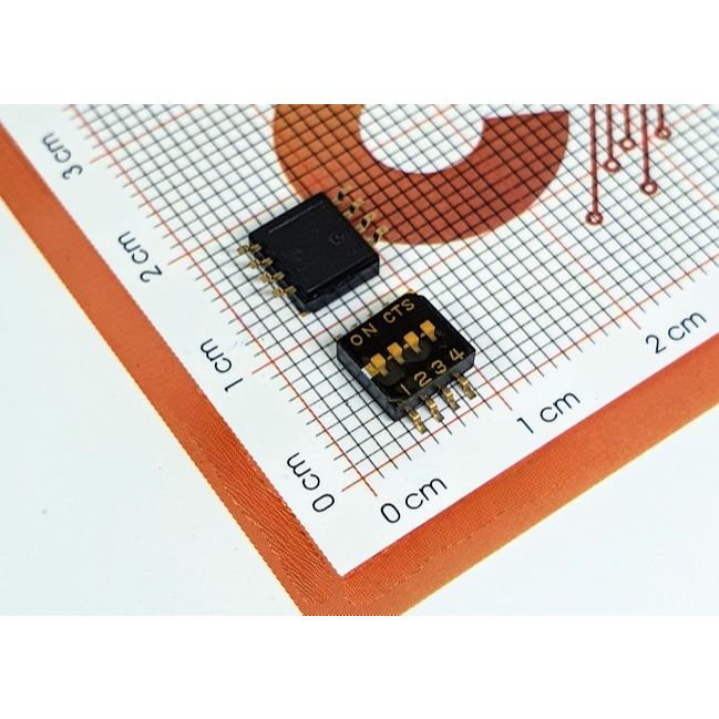 218-4LPSTR SWITCH SLIDE DIP SPST 25MA 24V