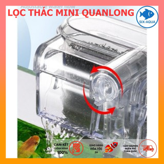 Lọc Thác Bể Cá Mini QUANLONG QL-400 | QL-609 | QL619(Có Lọc Váng), Dành Cho Bể Mini, Bể Thủy Sinh