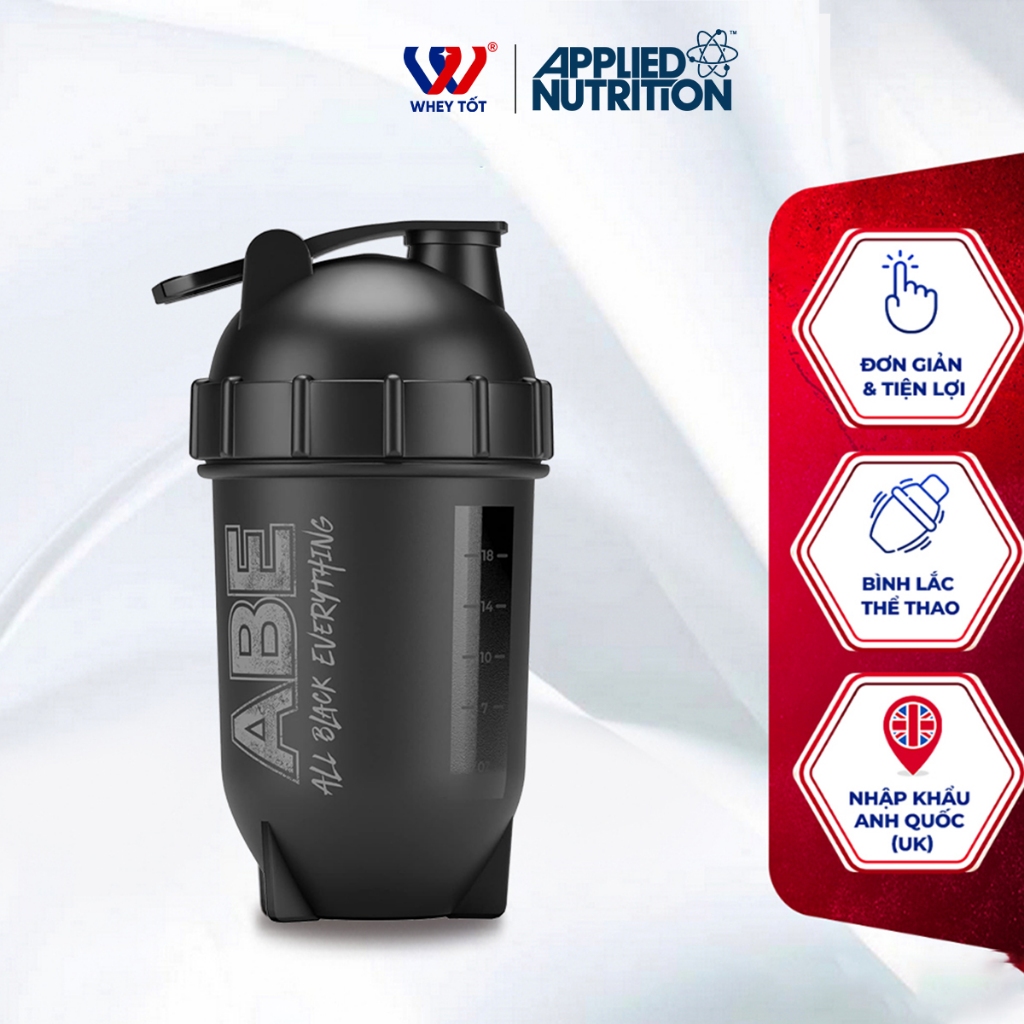 Bình shaker, bình lắc tập gym chính hãng