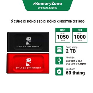 [PHIÊN BẢN MỚI 2025] Ổ cứng di động SSD Kingston XS1000 1050MB/s - Bảo hành 60 tháng