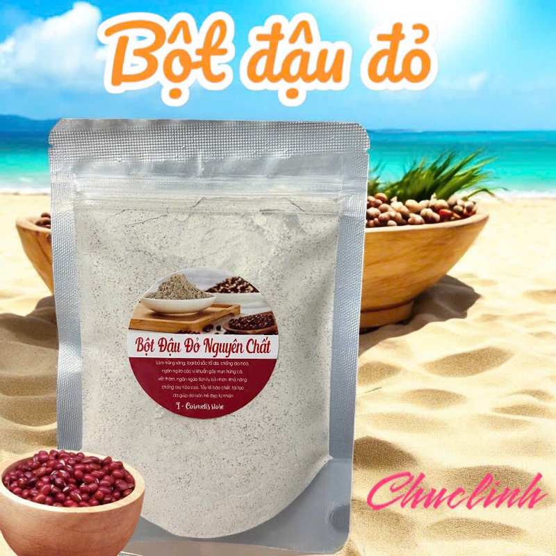 100gr bột đậu đỏ đắp mặt dưỡng da