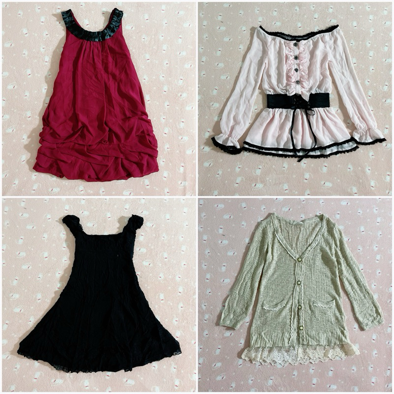 [Cập nhật tháng 6] tổng hợp chân váy y2k đầm Liz Lisa, Axesfemme lolita mori vintage Nhật Bản