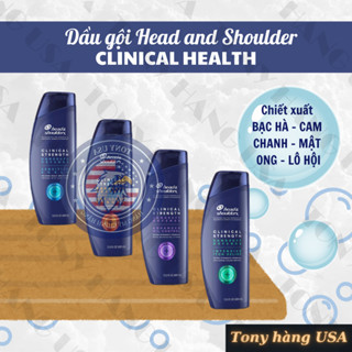 【HÀNG MỸ Dầu Gội Head & Shoulders Clinical Strength 400ml Giảm Gàu Vượt Trội - Hàng Nhập Tony