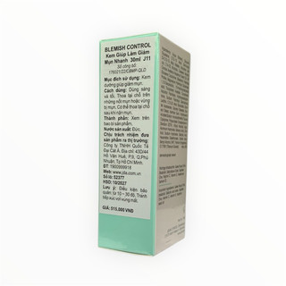 KEM GIẢM MỤN JEAN D'ARCEL BLEMISH CONTROL 30ml