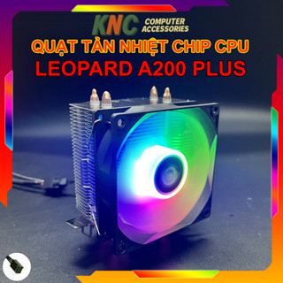 [Thanh Lý] Quạt Tản Nhiệt CPU Jungle Leopard A200 Plus Led RGB Sáng Tĩnh 2 Ống Đồng - Hàng Fullbox