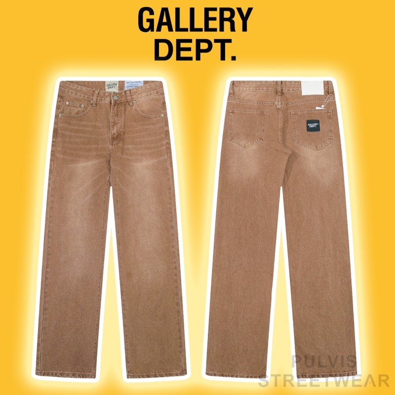 ⚡️[Hight Quality] - Quần Jeans Gallery Dept Slimfit Jeans Brown, Quần bò jeans GD, quần bò nam