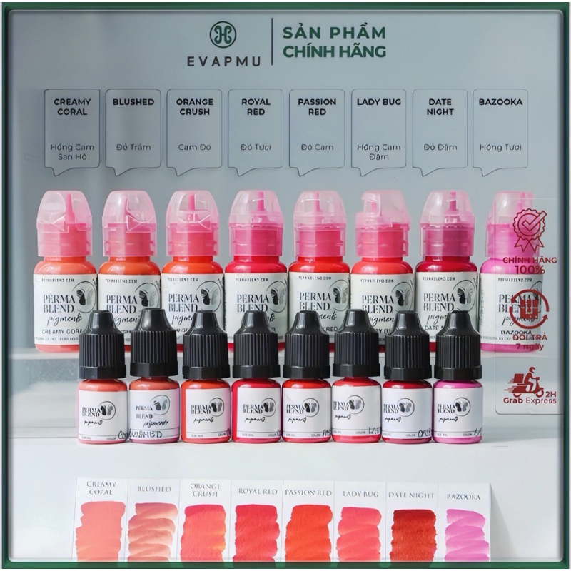 Mực Phun Xăm Perma Blend Bong Đậm