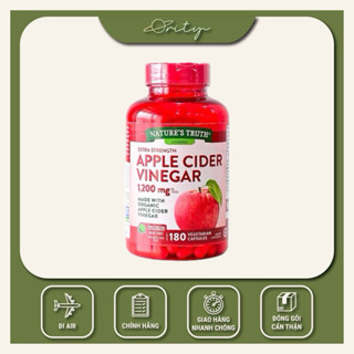 [Chính Hãng] Viên Uống Apple Cider Vinegar Giấm Táo Giảm Cân, Detox, Đẹp Da - 180 Viên