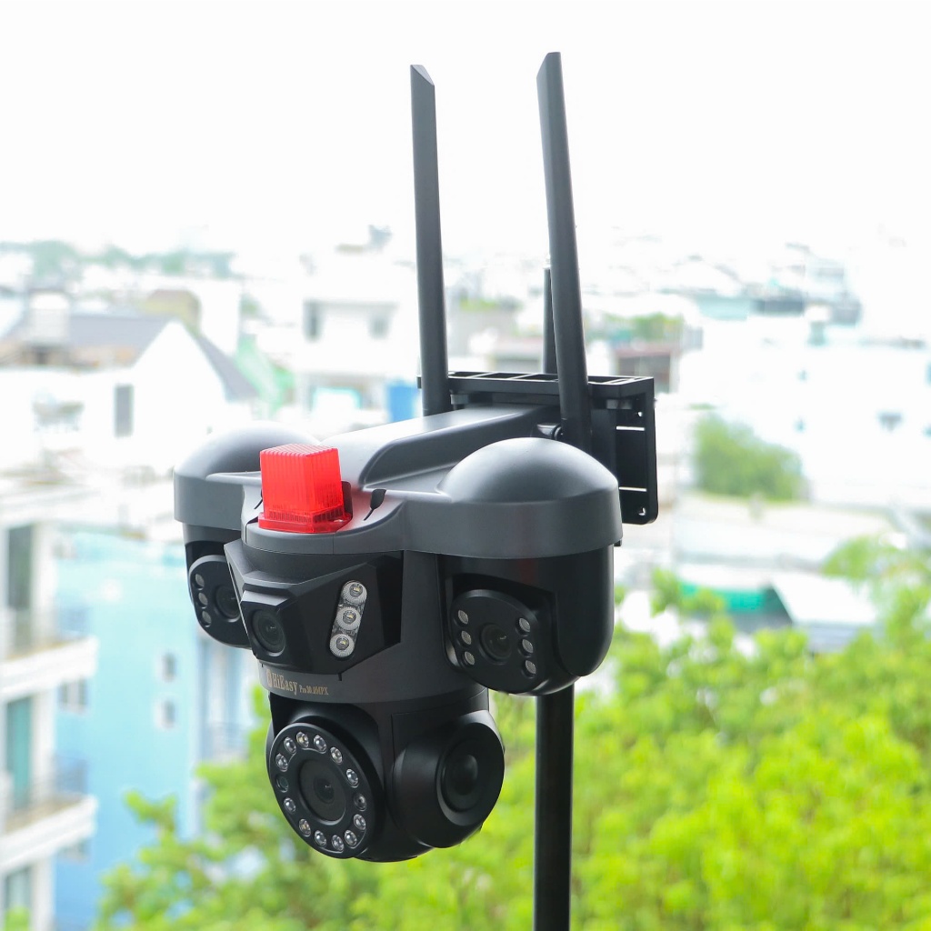 CAMERA 4 ỐNG KÍNH ĐỘC LẬP XEM 4 MÀN HÌNH – DÙNG APP HIEASY – QUAY 360°, ĐÀM THOẠI 2 CHIỀU – CẢNH BÁO CHUYỂN ĐỘNG – BẢO H | BigBuy360 - bigbuy360.vn