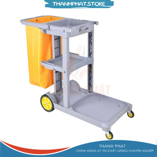 Xe làm phòng Chaobao D11-1 (có nắp)