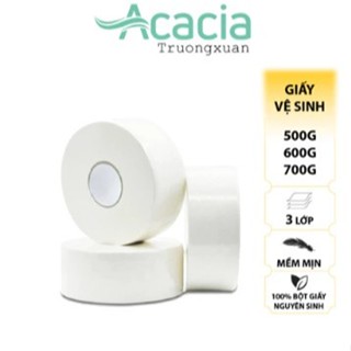 Combo 10 cuộn Giấy vệ sinh cuộn lớn 500g, 600g, 700g Siêu tiết kiệm