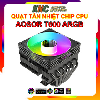 Quạt Tản Nhiệt CPU Aosor Topdown T600 Led 5v ARGB Đồng Bộ Mainboard 6 Ống Đồng