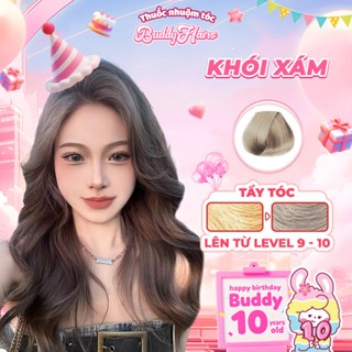 Thuốc nhuộm tóc màu KHÓI XÁM, KHÓI ÁNH XÁM thuốc nhuộm tóc cao cấp, kem nhuộm tóc tại nhà Buddyhairs tặng kèm dụng cụ