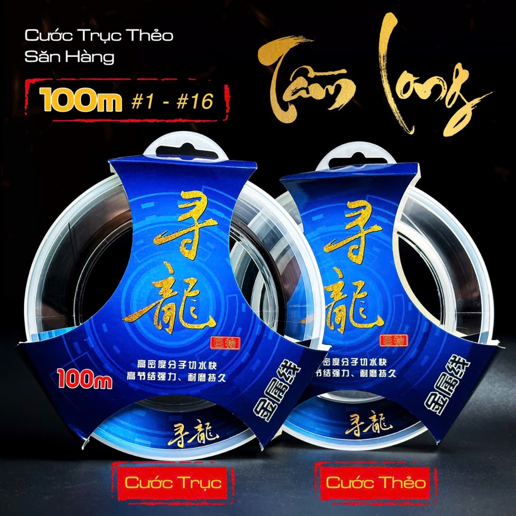 Cước Trục Câu Cá DongYang Tầm Long Dây Câu Cá Săn Hàng Cao Cấp Dây Cước Tải Cá Cực Khủng