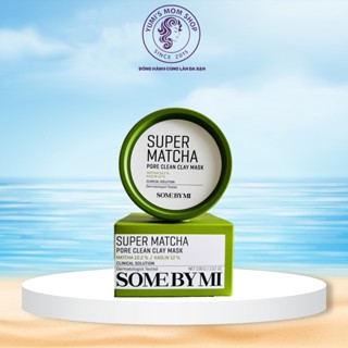Mặt Nạ Đất Sét Trà Xanh Giúp Làm Sạch, Thu Nhỏ Lỗ Chân Lông Some By Mi Super Matcha Pore Clean Clay Mask 100g
