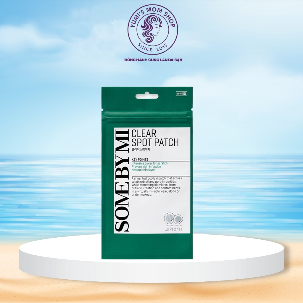 Miếng dán hỗ trợ giảm mụn Some By Mi Clear Spot Patch (gồm 18 miếng tròn)