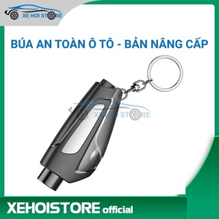 Búa thoát hiểm ô tô mini 2 trong 1, phá kính cường lực, cắt dây an toàn khẩn cấp