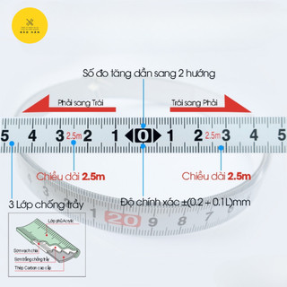 Thước Dán KDS Chính Hãng 1m 2m 5m – Thước Dây Đo Thép Dán Bàn Máy Cắt, Cơ Khí, Mộc Tiện Lợi