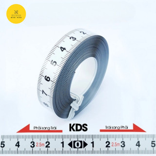 Thước Dán KDS Chính Hãng 1m 2m 5m – Thước Dây Đo Thép Dán Bàn Máy Cắt, Cơ Khí, Mộc Tiện Lợi